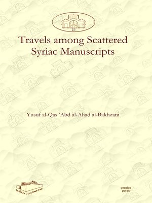 cover image of Travels among Scattered Syriac Manuscripts